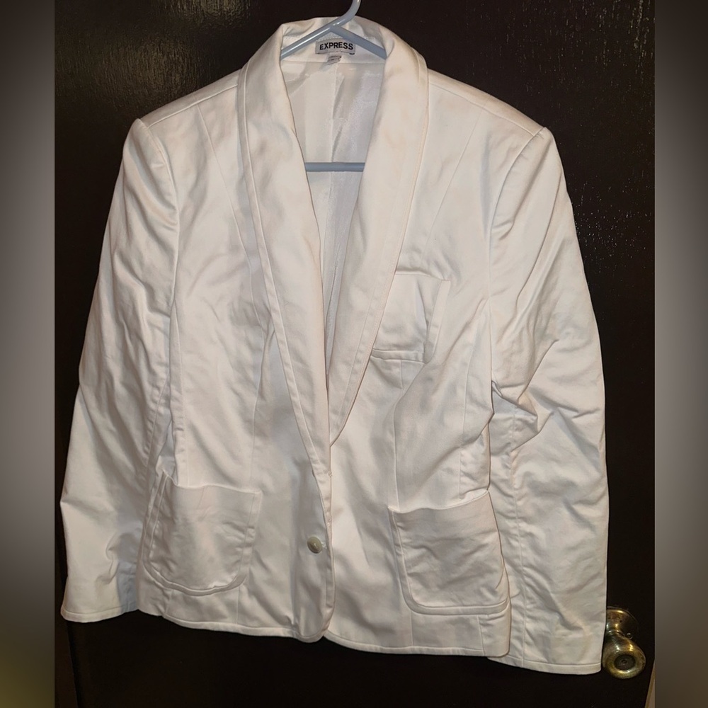 White Express blazer
